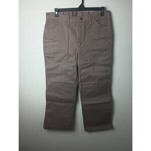 Vintage Maverick Brown Demin Jeans Flare‎ Leg Men's Size 36 S Cotton NWT 70s 80s